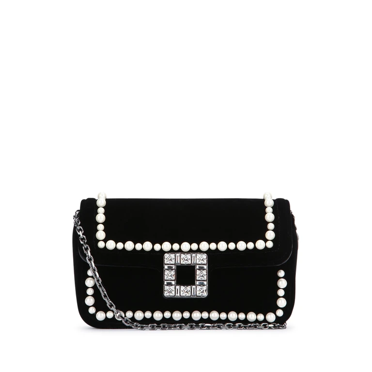 Roger Vivier Viv Jeu De Fille Pearls Nero Borse A Mano - Women
