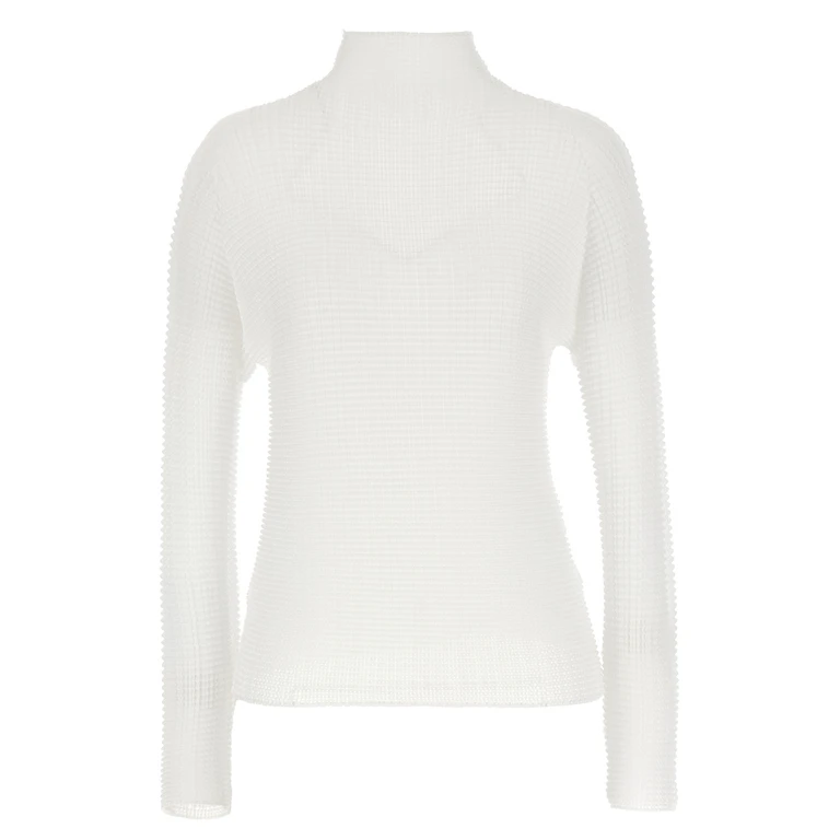 Issey Miyake wooly Pleats-56 Blouse