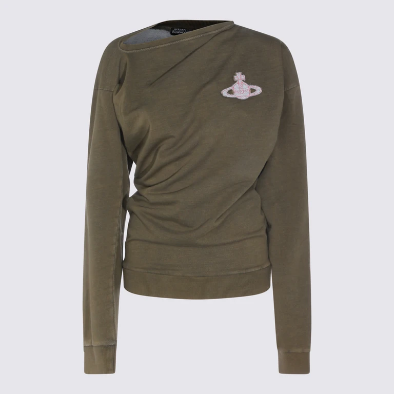 Vivienne Westwood Green Cotton Sweater