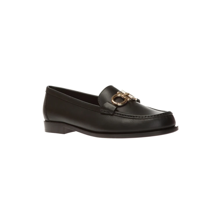 Salvatore Ferragamo Supple Leather Gancini Moccasin