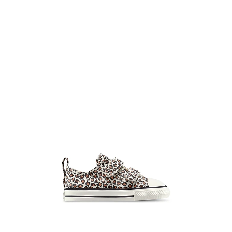 Converse Girls' Chuck Taylor All Star 2V Leopard Sneakers - Toddler, Little Kid