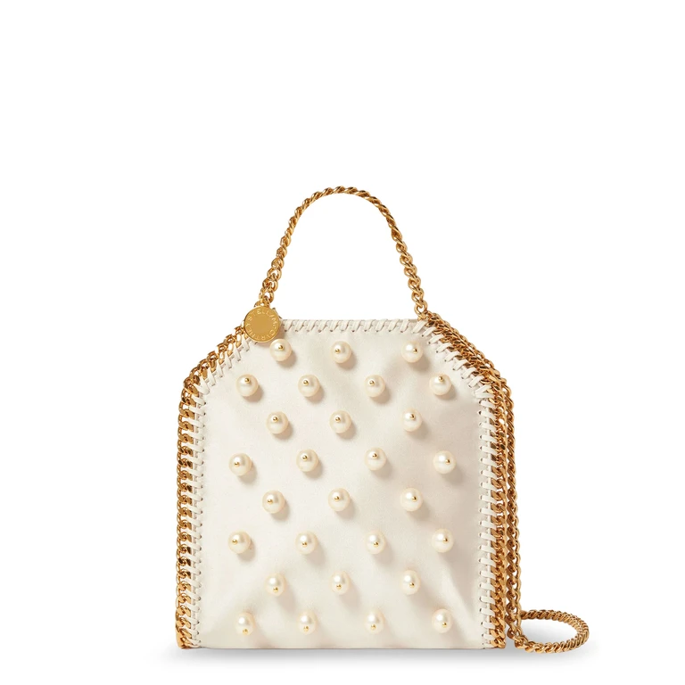 Stella Mccartney Pearl-embellished Tote Bag
