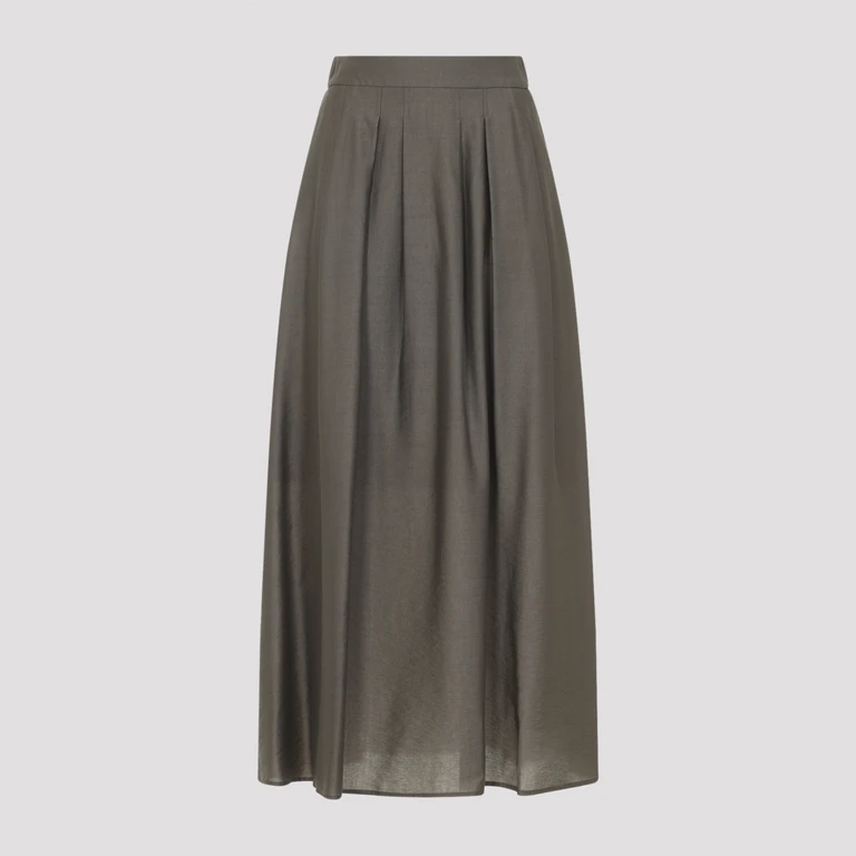 Peserico Lyocell Midi Skirt