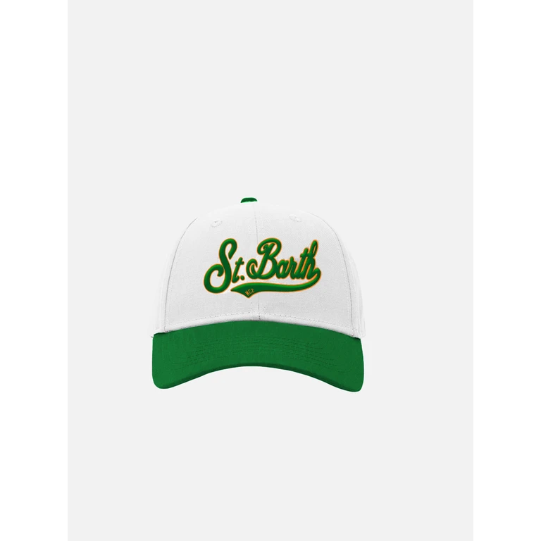 Mc2 Saint Barth Peter Jr Cap With St. Barth Embroidery White Hat - Unisex