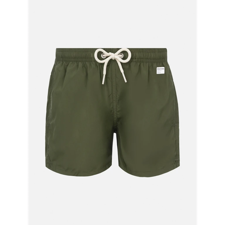 Mc2 Saint Barth Jean Lighting Pantone Lightweight Military Green Swim Shorts Pantone Special Edition Swimshort