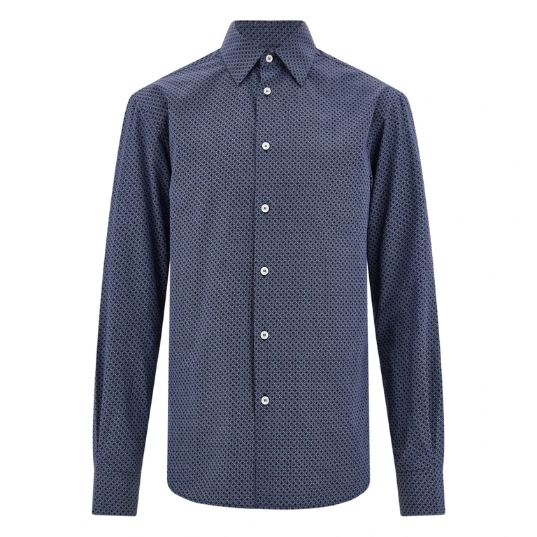 Ferragamo Monogram Poplin Shirt