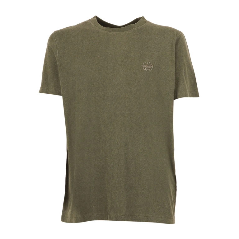 Murphy & Nye Tug-4 T-Shirt Olivine Green Cotton Short Sleeves - Men