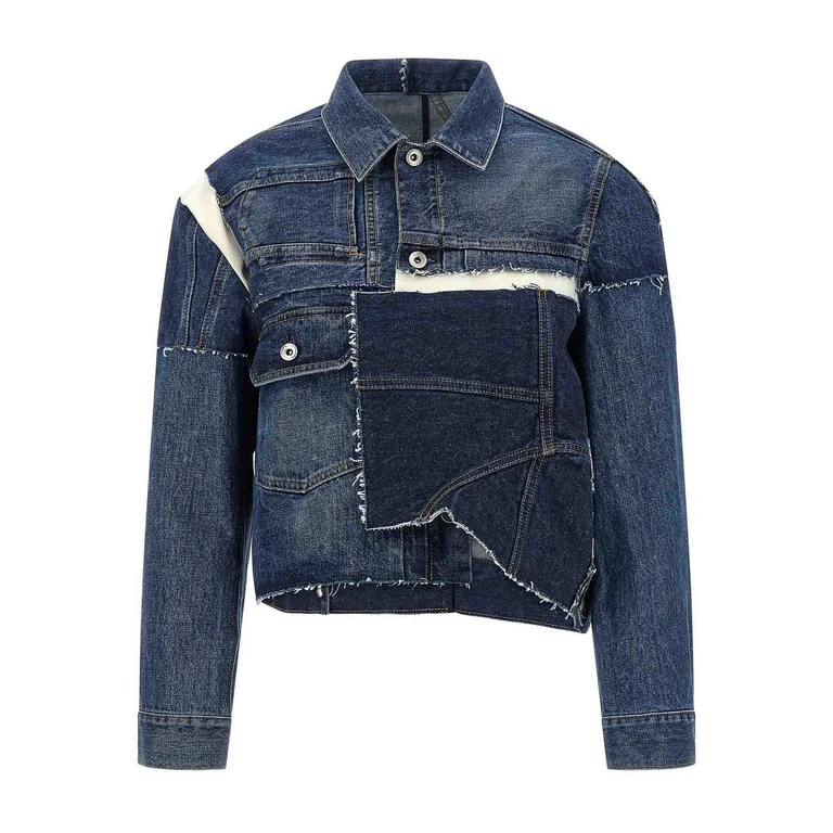 Sacai Veste En Jean - Bleu