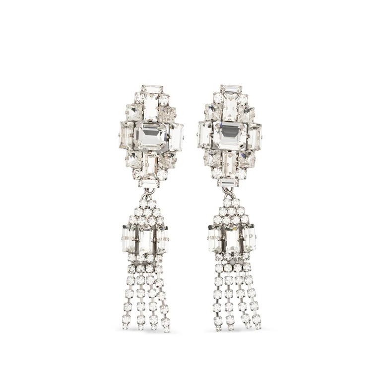 Alessandra Rich Tassel Bijoux Earrings