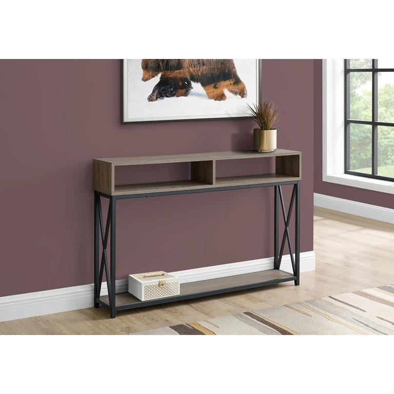 Espresso Sofa Table