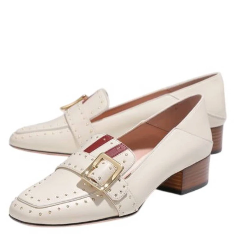 Bally Marcella Janelle Studded Leather Pumps