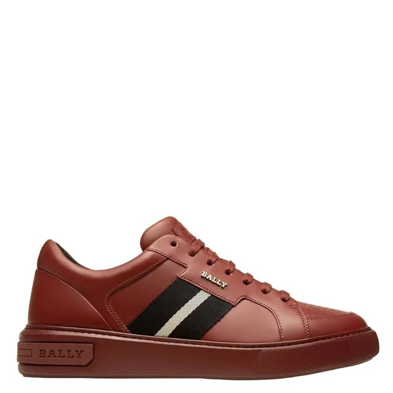 Bally Moony Leather Low-Top Sneakers