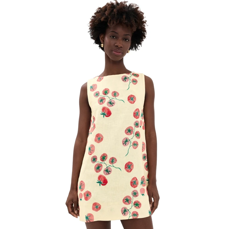 VRG GRL Aftersun Linen Mini Dress Roma S