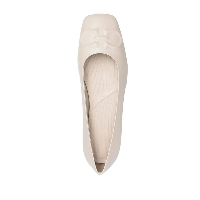Ferragamo Womens White Sneaker Sneakers