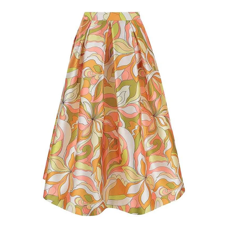 Lunatica Milano Jupe Midi - Orange