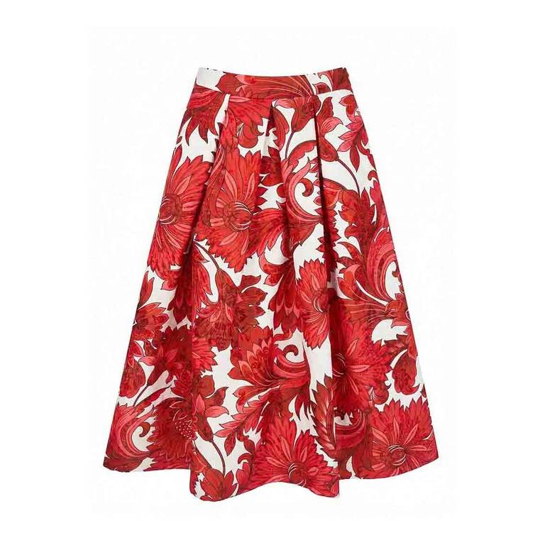 Lunatica Milano Jupe Midi - Rouge