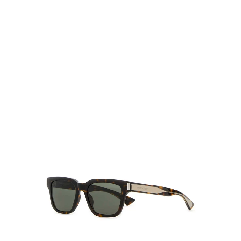Saint Laurent 822252y9967 2338 Darkhavana & crystalsilvergrey Exterior: Acetate Occhiali Da Sole