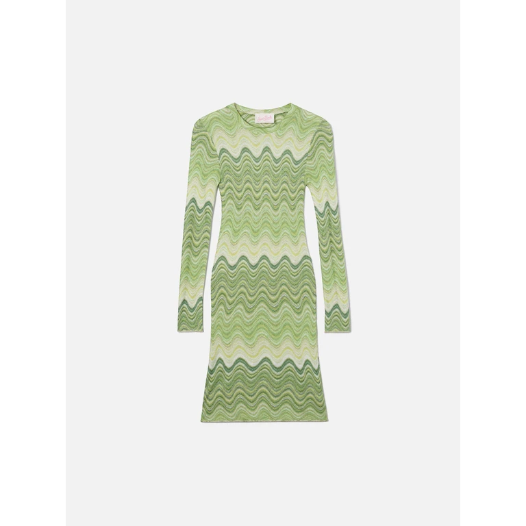 Mc2 Saint Barth Imany Green Raschel Dress - Women