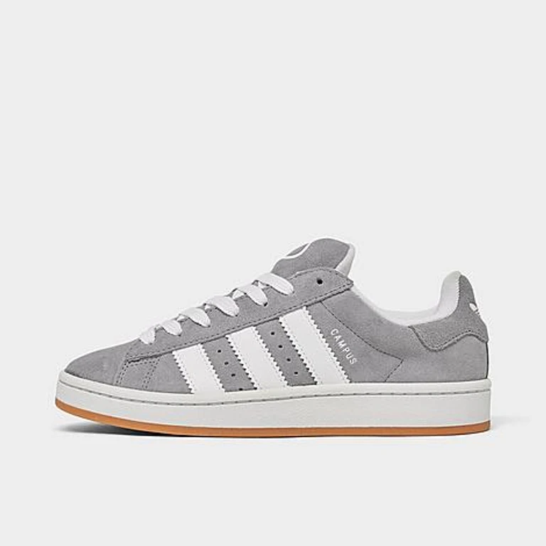 adidas Big Kids Originals Campus 00s Casual Shoes in Grey/White Size: 3.5