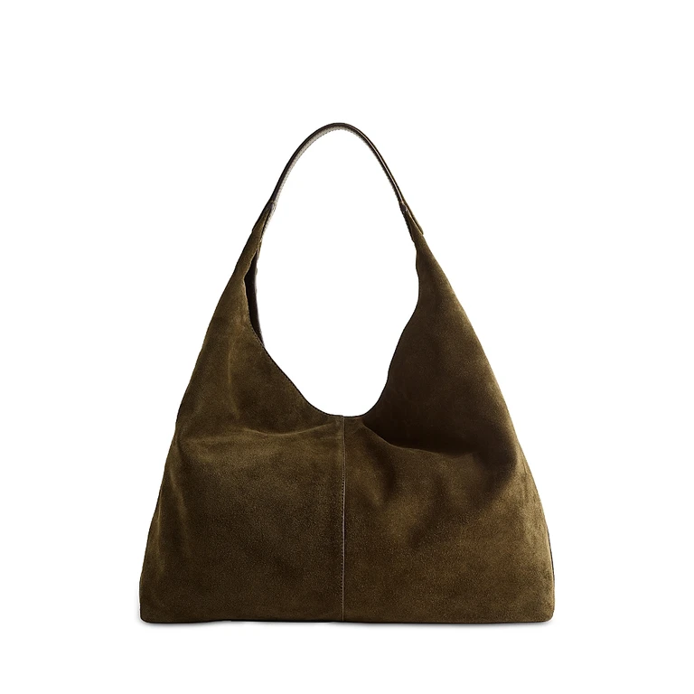 Madewell Mylie Large Suede Shoulder Bag