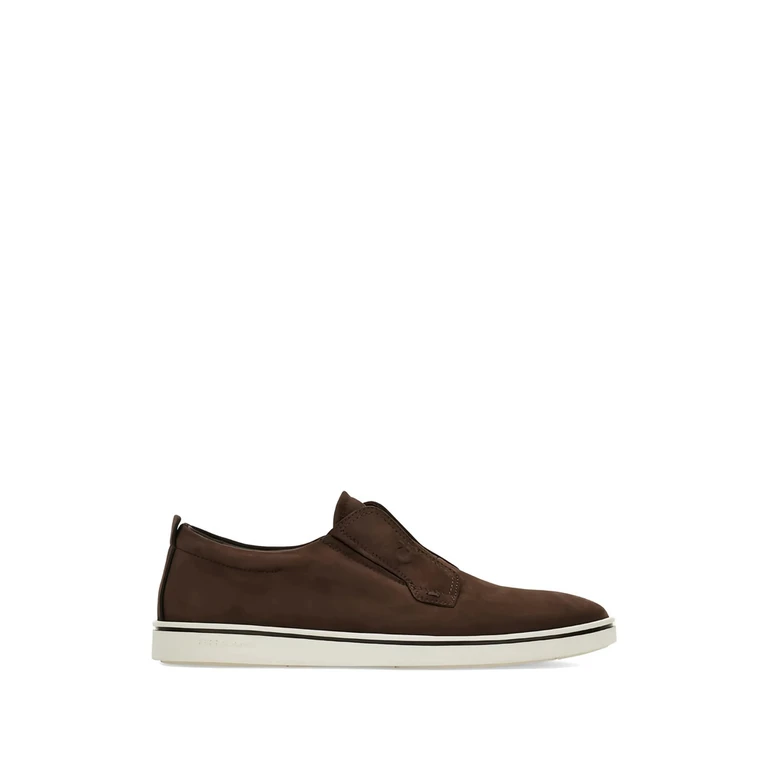 Ferragamo Gancini-embossed Slip-on Sneakers