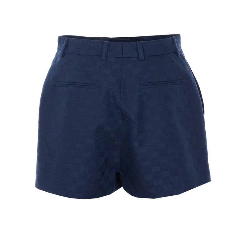Gucci Cotton Gg Shorts