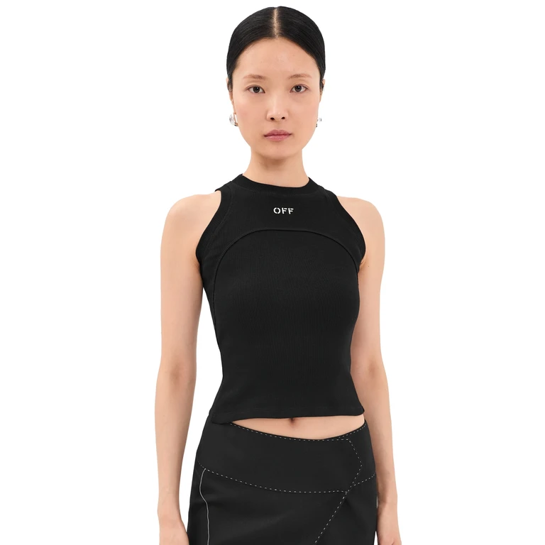 OFF-WHITE Off Stamp Rib Tank Top Female 38