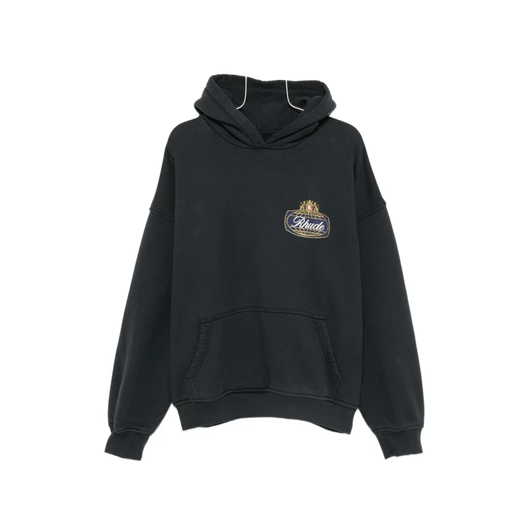 Rhude Logo-print Cotton Hoodie