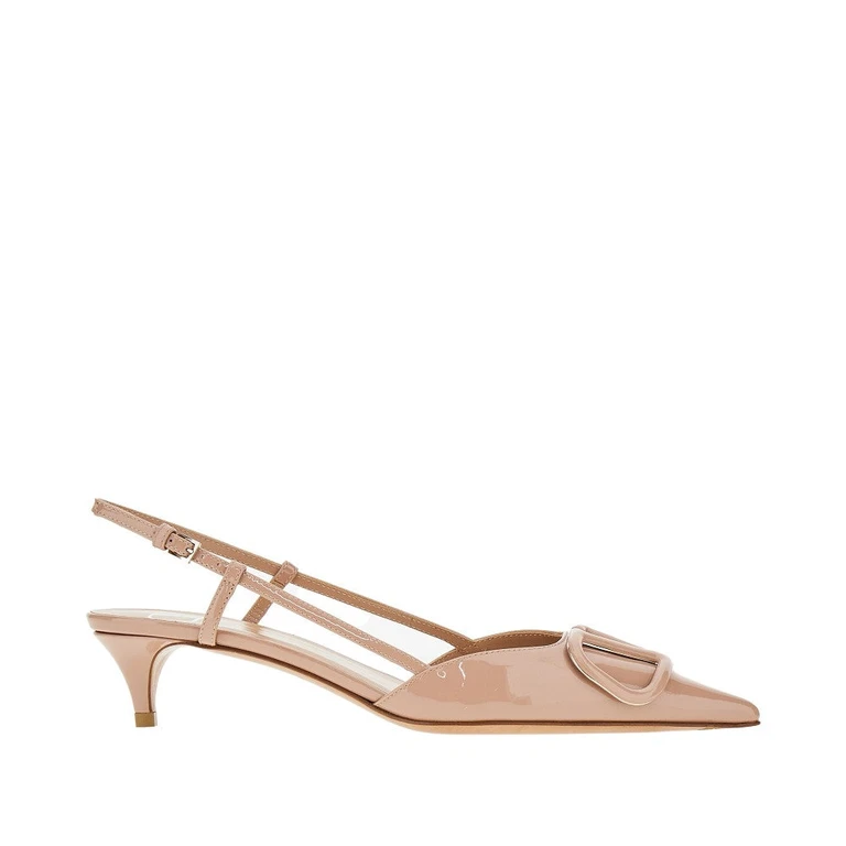 VALENTINO GARAVANI Patent leather slingback pumps Woman 36