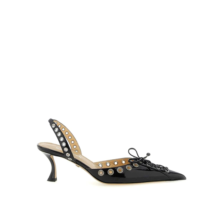 Mach & Mach crystalized Corset Slingback