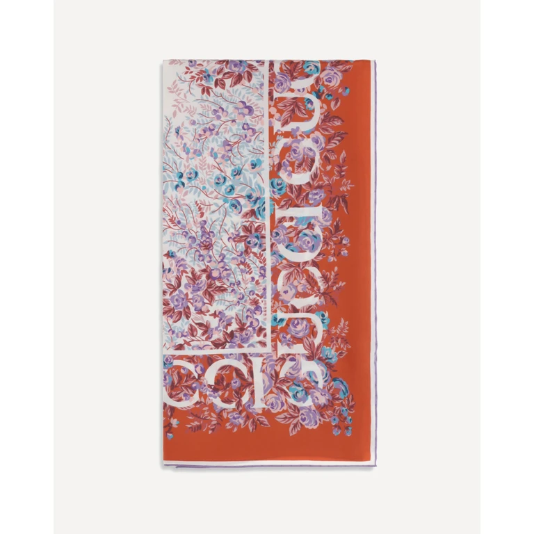 GUCCI Printed silk Twill Scarf Female UNI