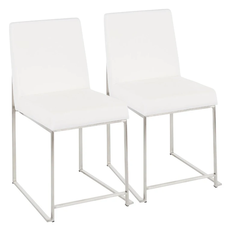 Fuji Black and Gold Dining Chairs, Set of 2