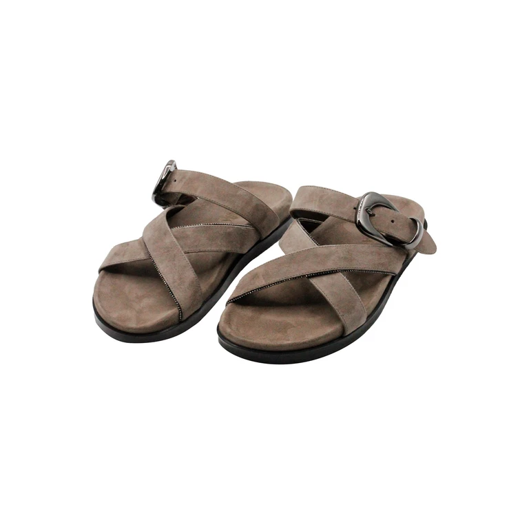 Barba Napoli Sandals Taupe 100le - Women