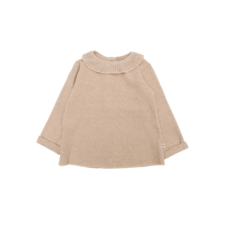 One More In The Family Blouse Beige