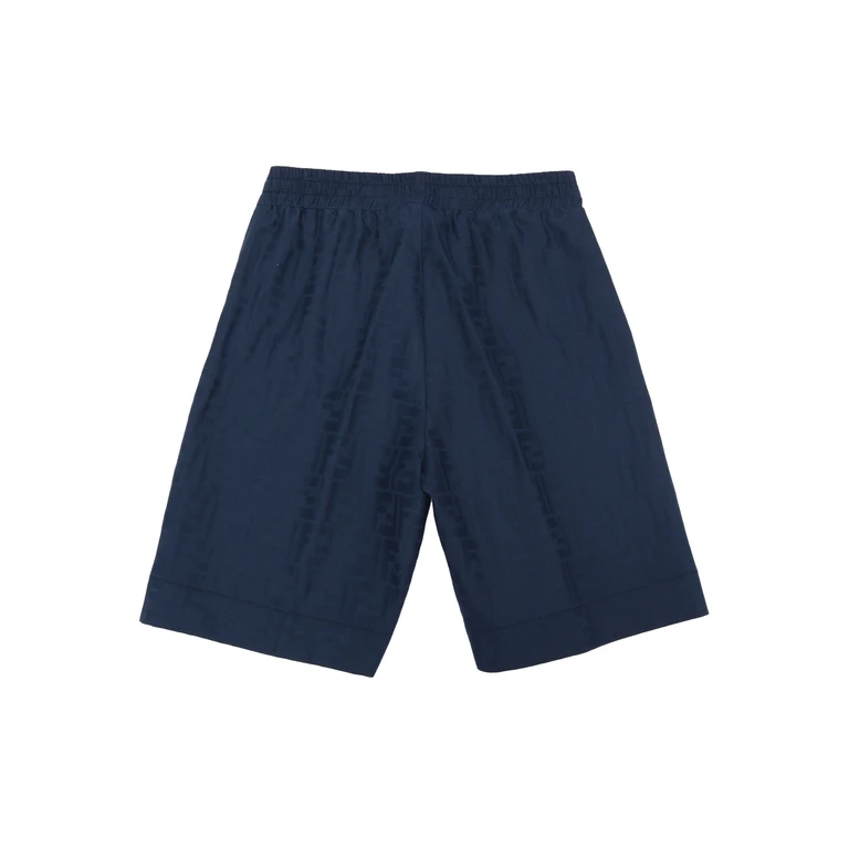 Fendi Jr FF COTTON SHORTS Multicolor Embroidery Polyester