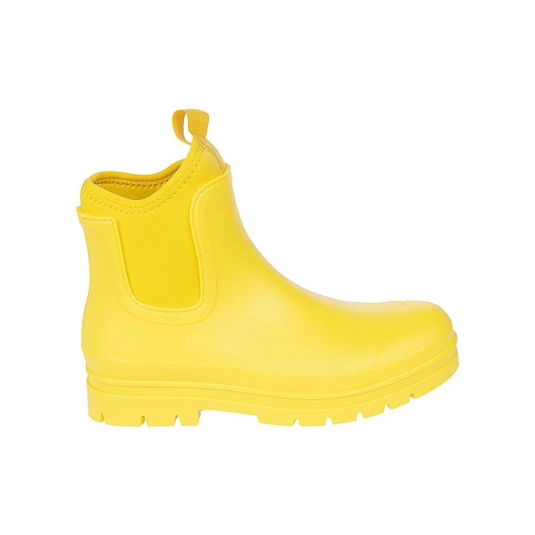 Colors of California Boots Yellow Upper: Pvc Rubber - Women