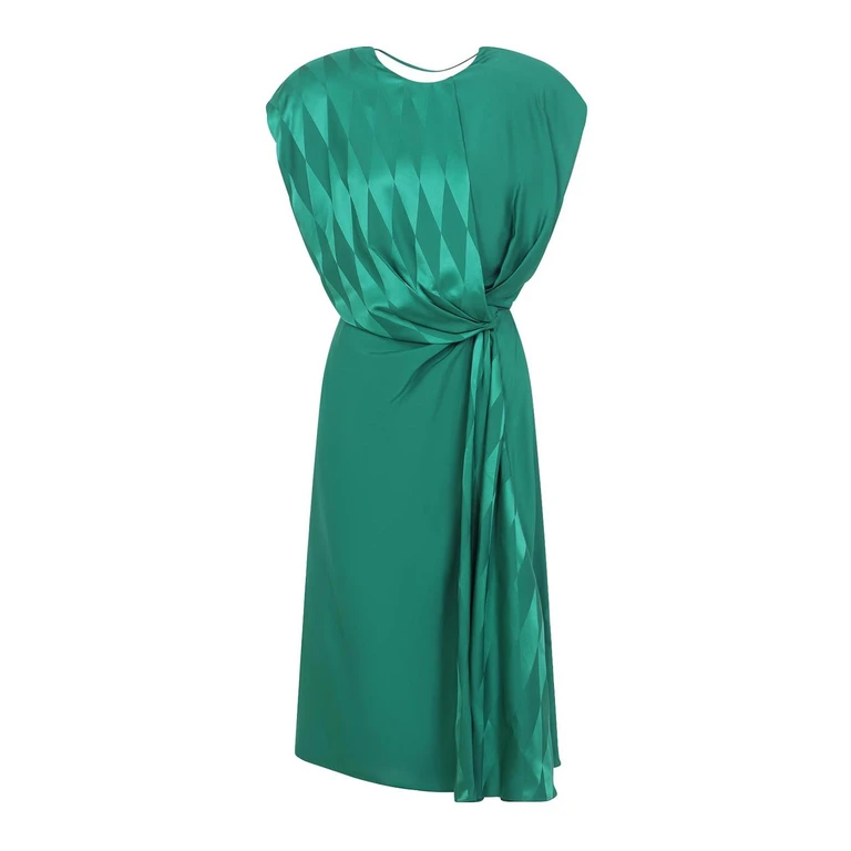 Versace Robe De Cocktail - Vert