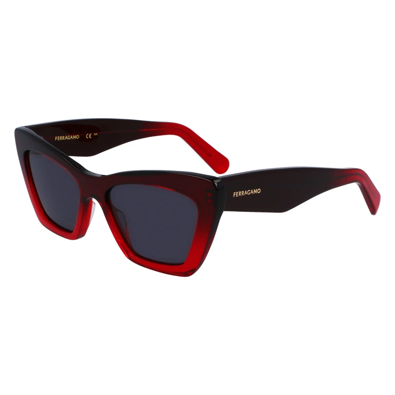 Ferragamo Grey Butterfly Ladies Sunglasses SF929SN 615 55
