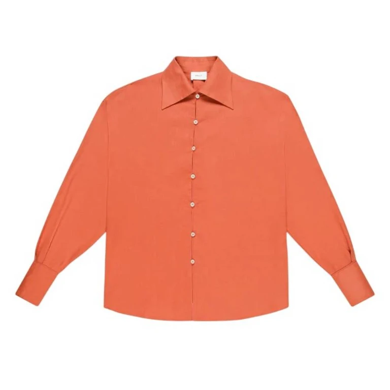 Bally Long-Sleeved Relaxed Linen-Blend Shirt