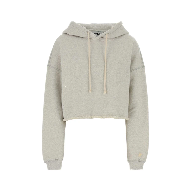 Golden Goose Deluxe Brand Grey Cotton Sweatshirt Vintagegraymelange Exterior: Felpe - Women