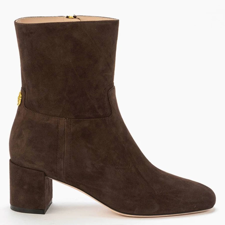 Bally Daily Emblem Otavine Suede Boots, Brand Size 36 ( US Size 5.5 )