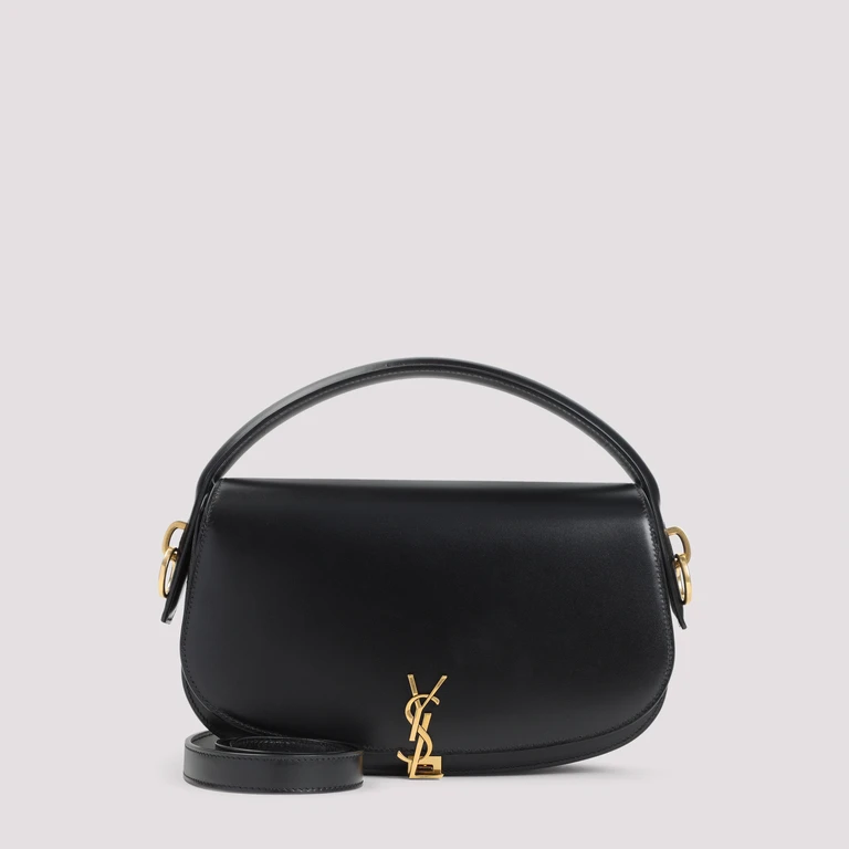 Saint Laurent Voltaire Shoulder Bag Nude & Neutrals Leather - Women