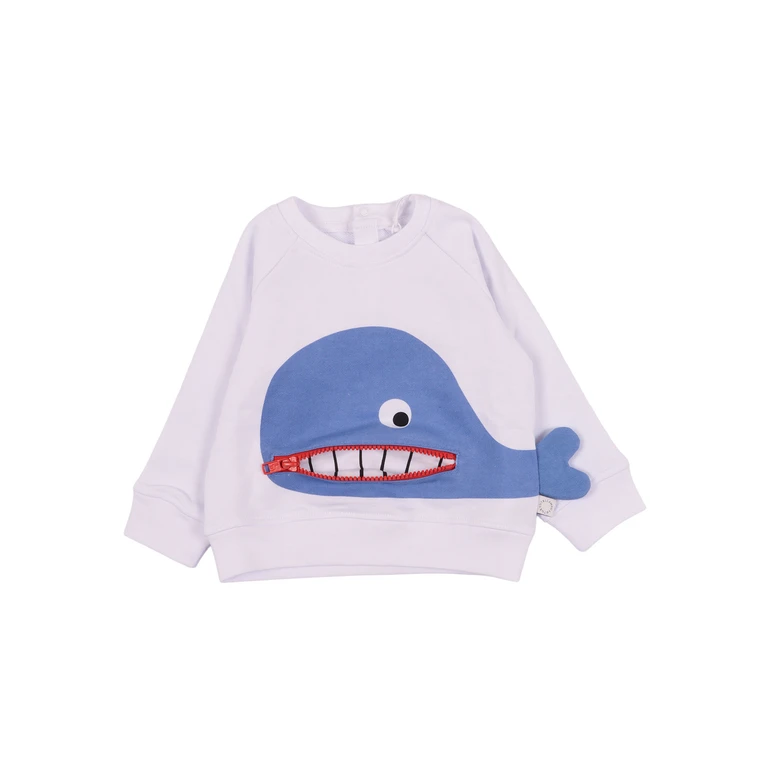 Stella McCartney SWEATSHIRT White Viscose Lyocell