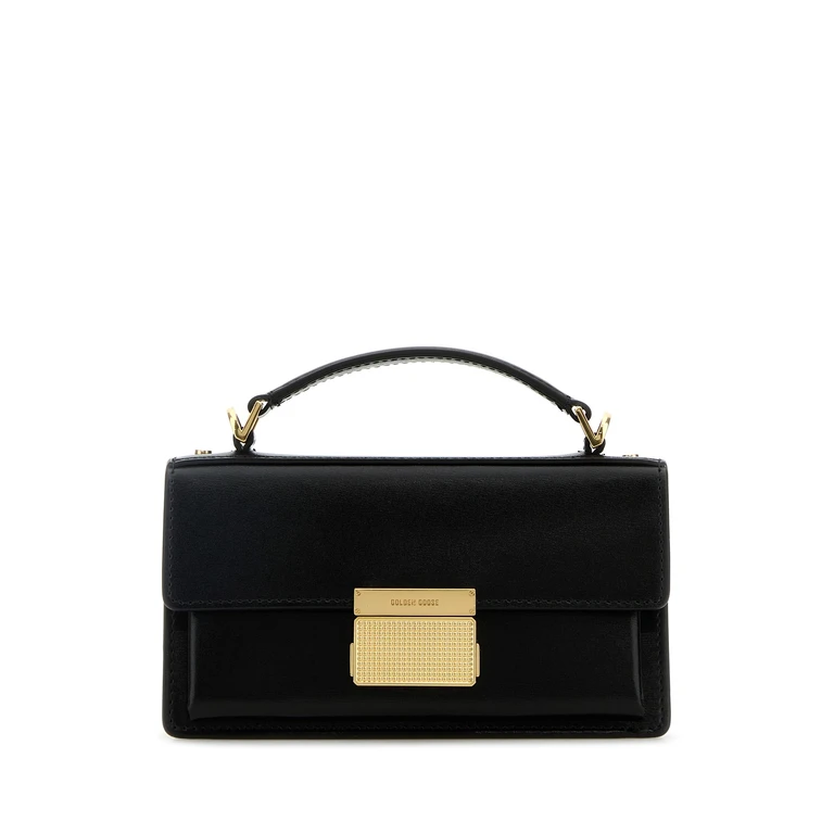 Golden Goose Deluxe Brand Gwa00468a000565 90100 Black External: Cow Leather Borse A Mano