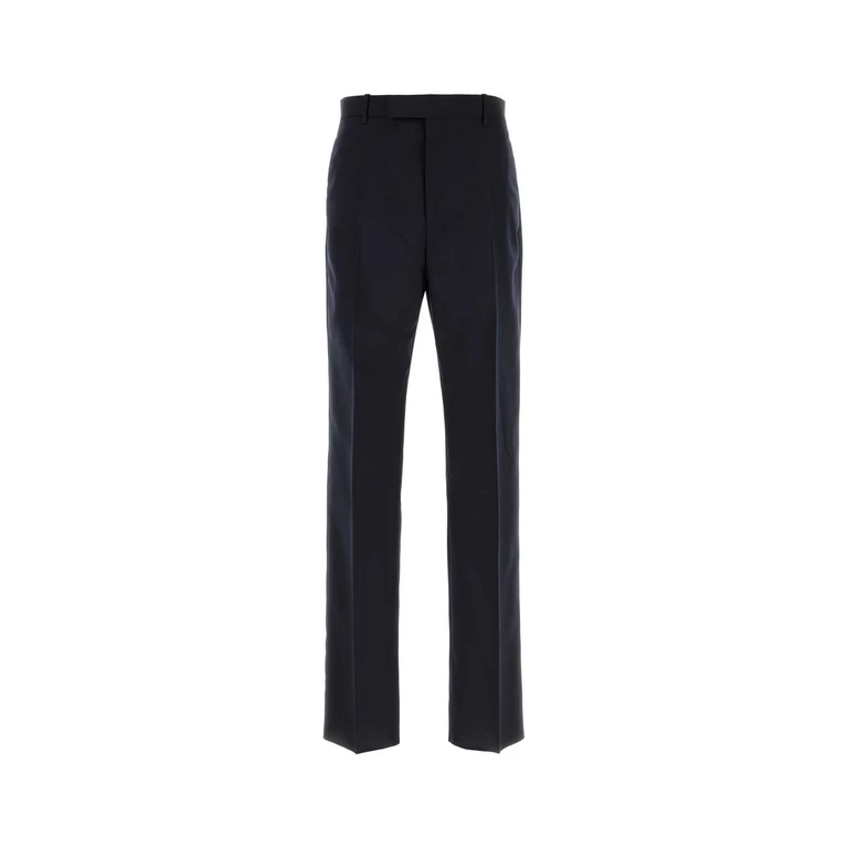 Jil Sander Grey Wool Pant Shadow Exterior: Virgin Pantaloni - Men