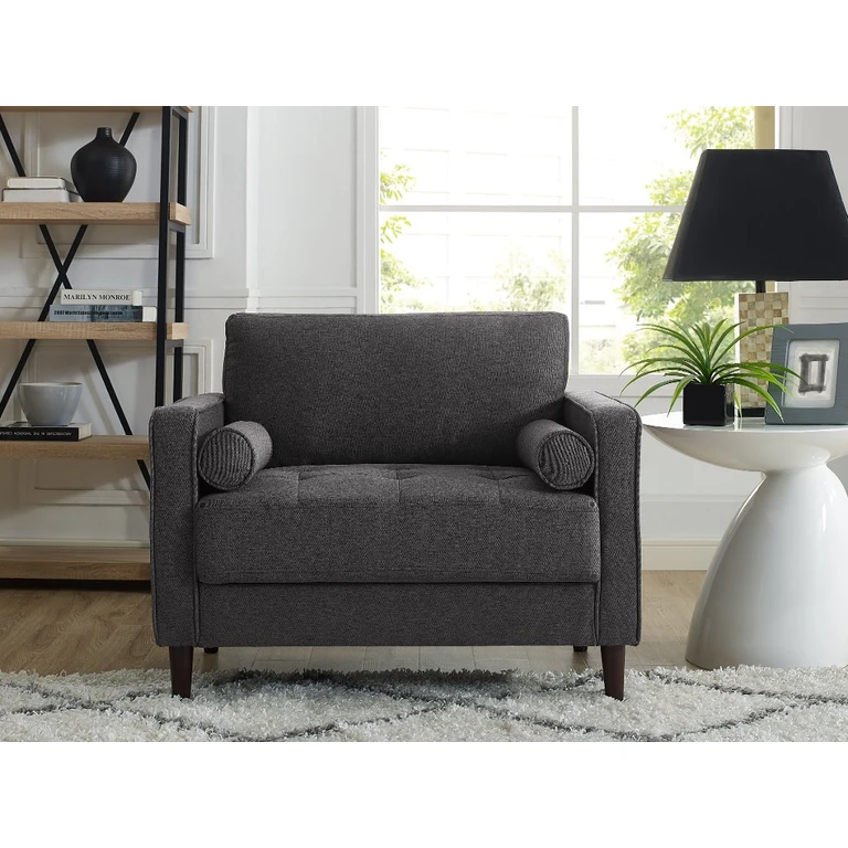 Lawrence Heather Gray Armchair