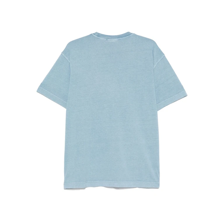 CARHARTT WIP MAIN T-shirts and Polos Clear Blue Cotton - Men