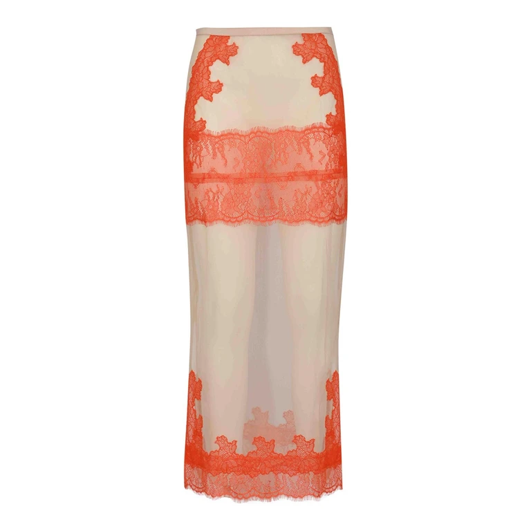 Patrizia Pepe Jupe Midi - Orange