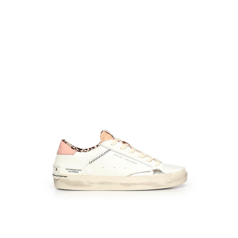 Crime London Sneakers White Leather - Women