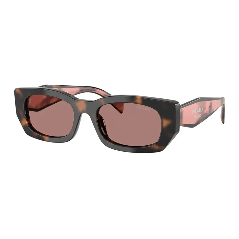 Prada Light Brown Geometric Ladies Sunglasses PR B05S 23A60B 53